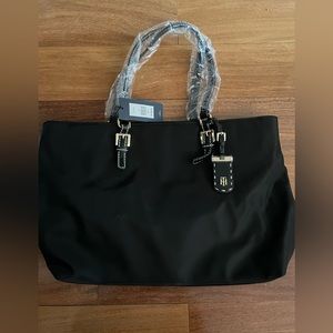 NWT Tommy Hilfiger nylon shoulder tote bag